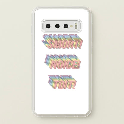 Smort, Noice, Toit - B99  - Brooklyn Nine-Nine Phone Case for Galaxy S10