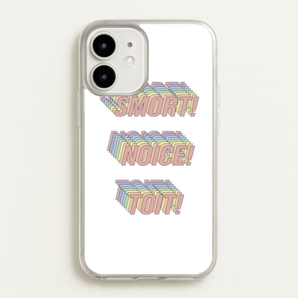 Smort, Noice, Toit - B99  - Brooklyn Nine-Nine Phone Case for iPhone 12 / 12 Pro