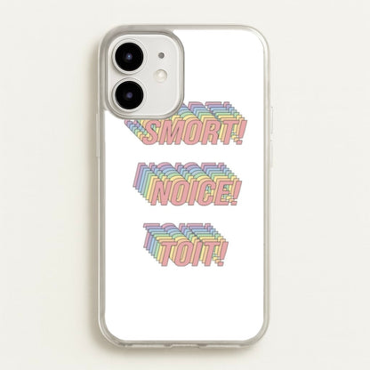 Smort, Noice, Toit - B99  - Brooklyn Nine-Nine Phone Case for iPhone 12 / 12 Pro