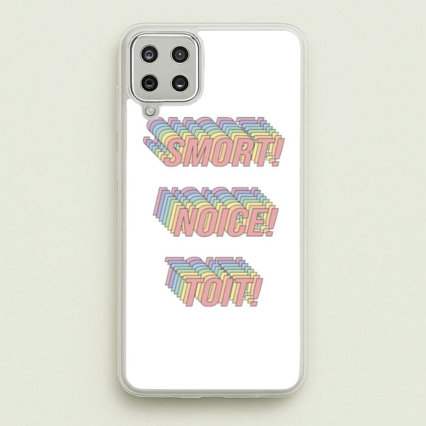 Smort, Noice, Toit - B99  - Brooklyn Nine-Nine Phone Case for Galaxy A12
