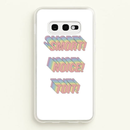 Smort, Noice, Toit - B99  - Brooklyn Nine-Nine Phone Case for Galaxy S10e