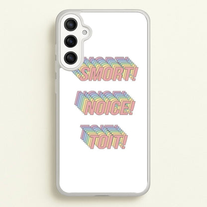 Smort, Noice, Toit - B99  - Brooklyn Nine-Nine Phone Case for Galaxy A34