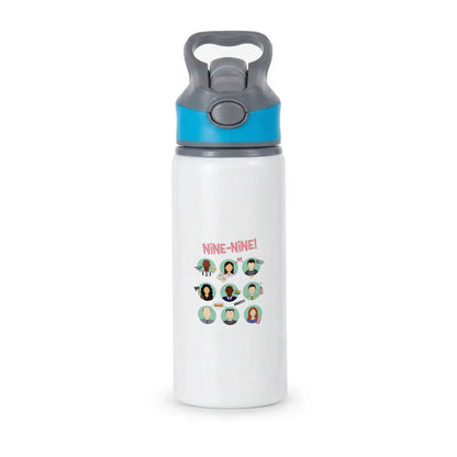 Nine Nine Characters - B99 Active Water Bottle - Blue