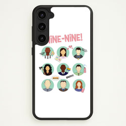 Nine Nine Characters - B99  - Brooklyn Nine-Nine Phone Case for Galaxy S23