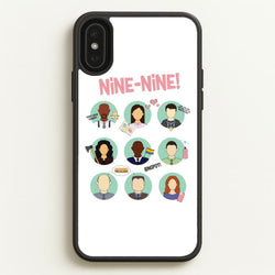 Nine Nine Characters - B99  - Brooklyn Nine-Nine Phone Case for iPhone XS Max