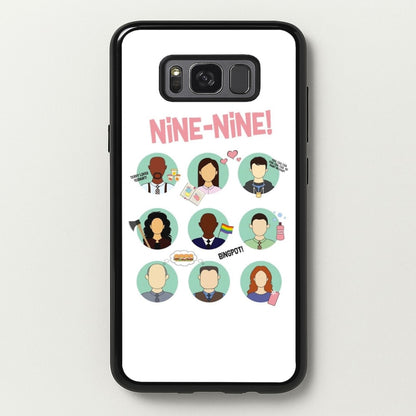 Nine Nine Characters - B99  - Brooklyn Nine-Nine Phone Case for Galaxy S8