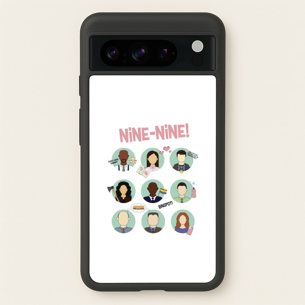 Nine Nine Characters - B99  - Brooklyn Nine-Nine Phone Case for Google Pixel 8 Pro