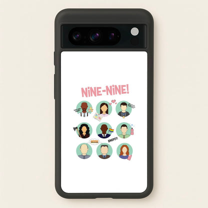 Nine Nine Characters - B99  - Brooklyn Nine-Nine Phone Case for Google Pixel 8 Pro