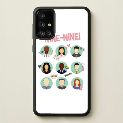Nine Nine Characters - B99  - Brooklyn Nine-Nine Phone Case for Galaxy A71