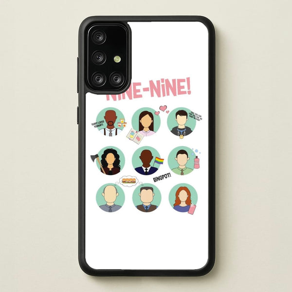 Nine Nine Characters - B99  - Brooklyn Nine-Nine Phone Case for Galaxy A71