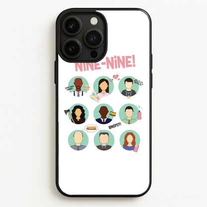 Nine Nine Characters - B99  - Brooklyn Nine-Nine Phone Case for iPhone 13 Pro Max