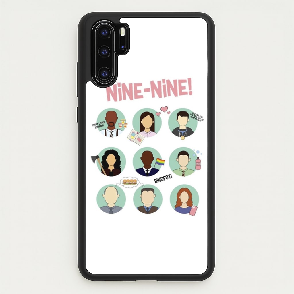 Nine Nine Characters - B99  - Brooklyn Nine-Nine Phone Case for Huawei P30 Pro