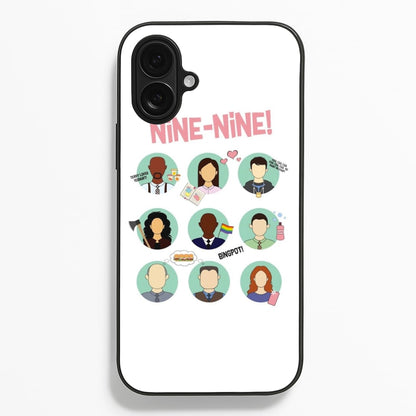 Nine Nine Characters - B99  - Brooklyn Nine-Nine Phone Case for iPhone 16 Plus