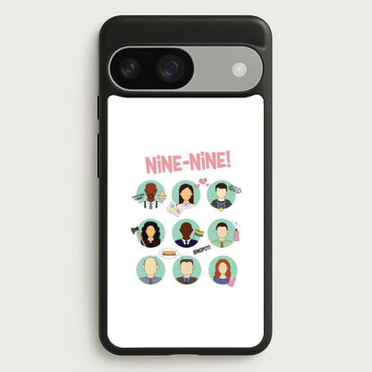 Nine Nine Characters - B99  - Brooklyn Nine-Nine Phone Case for Google Pixel 9 / 9 Pro
