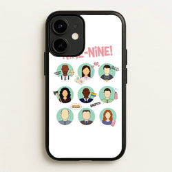 Nine Nine Characters - B99  - Brooklyn Nine-Nine Phone Case for iPhone 12 / 12 Pro