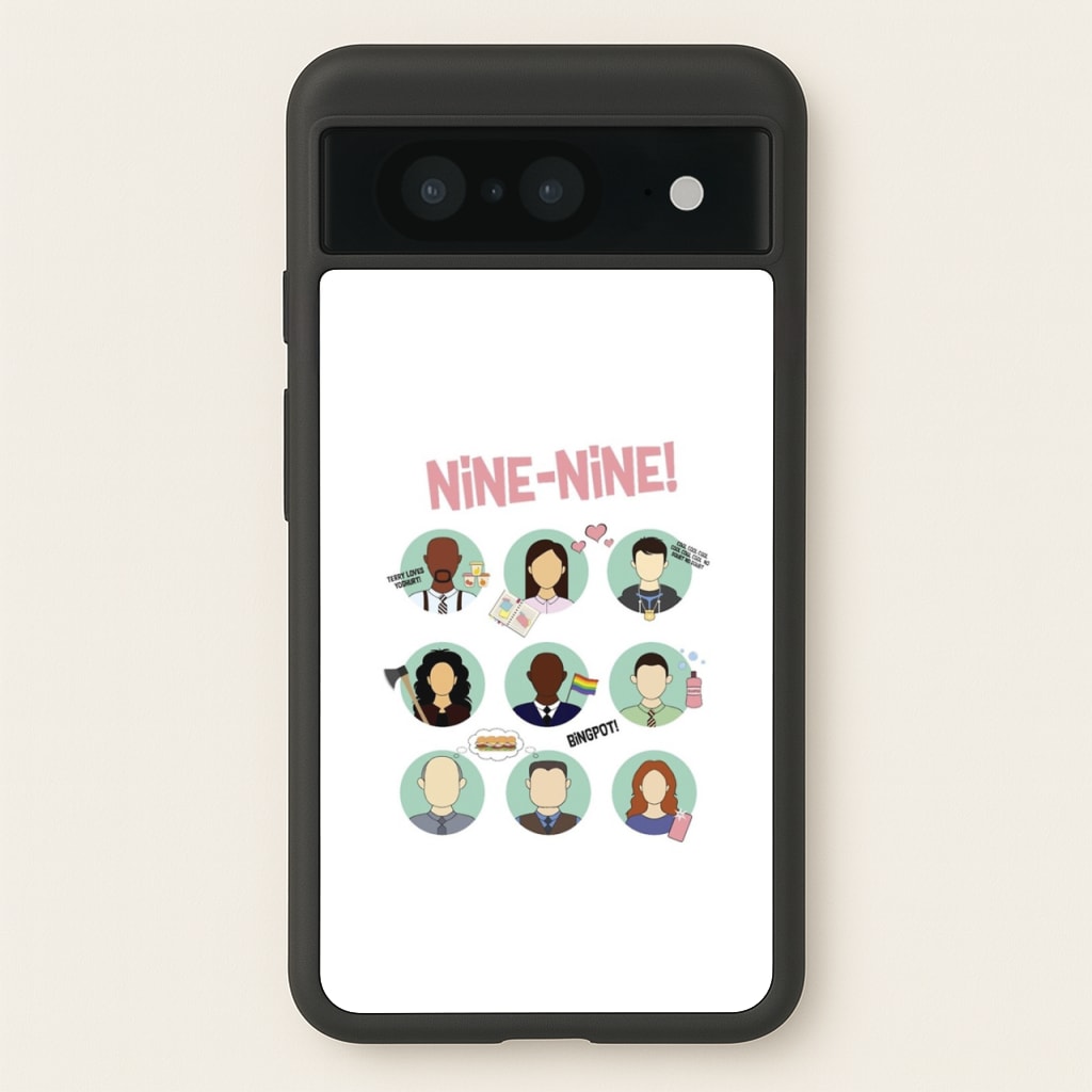 Nine Nine Characters - B99  - Brooklyn Nine-Nine Phone Case for Google Pixel 8