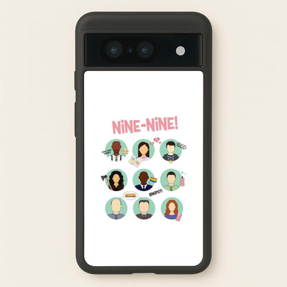 Nine Nine Characters - B99  - Brooklyn Nine-Nine Phone Case for Google Pixel 8
