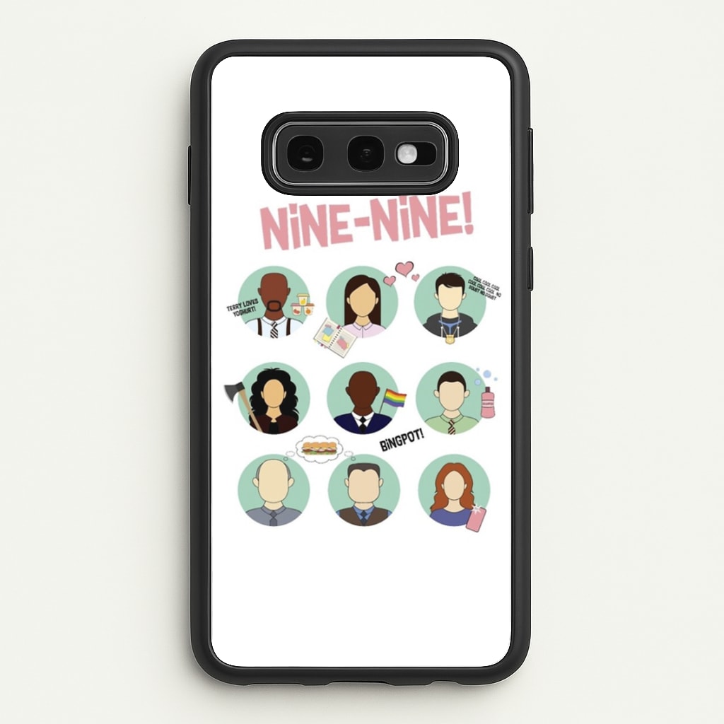 Nine Nine Characters - B99  - Brooklyn Nine-Nine Phone Case for Galaxy S10e