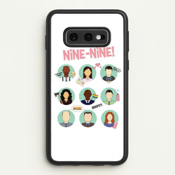 Nine Nine Characters - B99  - Brooklyn Nine-Nine Phone Case for Galaxy S10e
