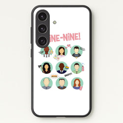 Nine Nine Characters - B99  - Brooklyn Nine-Nine Phone Case for Galaxy S24 Plus
