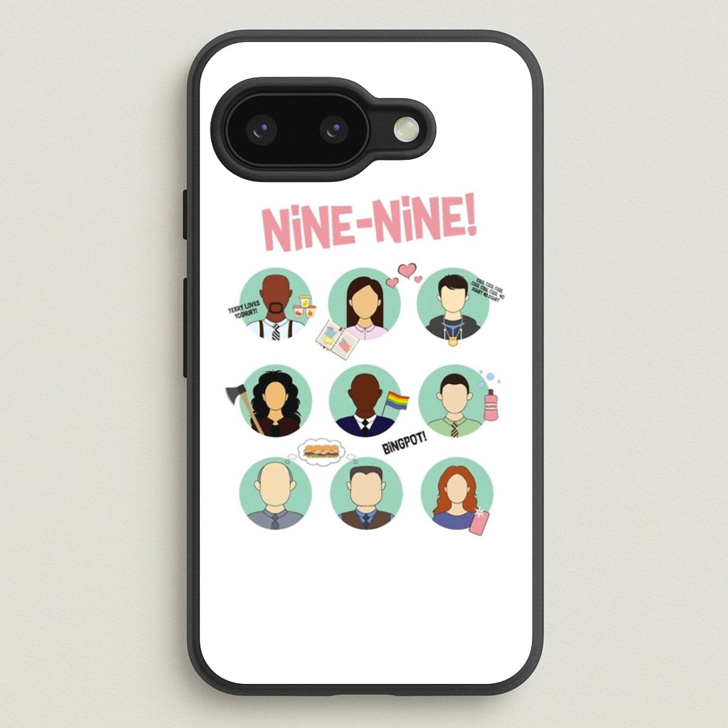 Nine Nine Characters - B99  - Brooklyn Nine-Nine Phone Case for Google Pixel 9a
