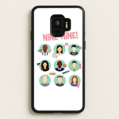Nine Nine Characters - B99  - Brooklyn Nine-Nine Phone Case for Galaxy S9