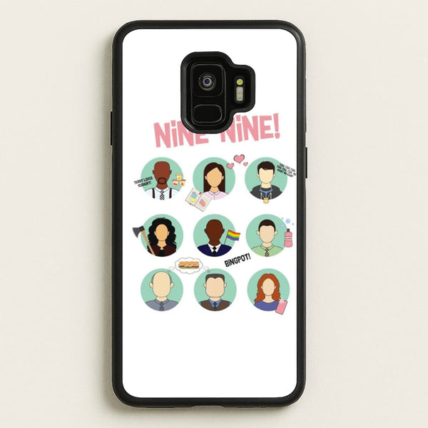 Nine Nine Characters - B99  - Brooklyn Nine-Nine Phone Case for Galaxy S9