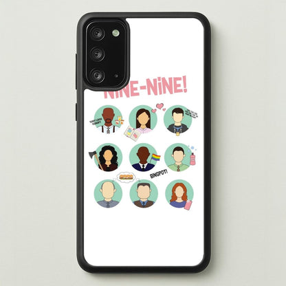 Nine Nine Characters - B99  - Brooklyn Nine-Nine Phone Case for Galaxy Note 20