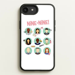 Nine Nine Characters - B99  - Brooklyn Nine-Nine Phone Case for iPhone 6 Plus / 7 Plus / 8 Plus