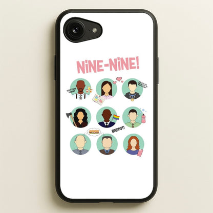 Nine Nine Characters - B99  - Brooklyn Nine-Nine Phone Case for iPhone 16e