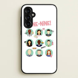 Nine Nine Characters - B99  - Brooklyn Nine-Nine Phone Case for Galaxy A54
