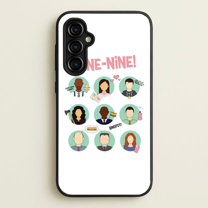 Nine Nine Characters - B99  - Brooklyn Nine-Nine Phone Case for Galaxy A54