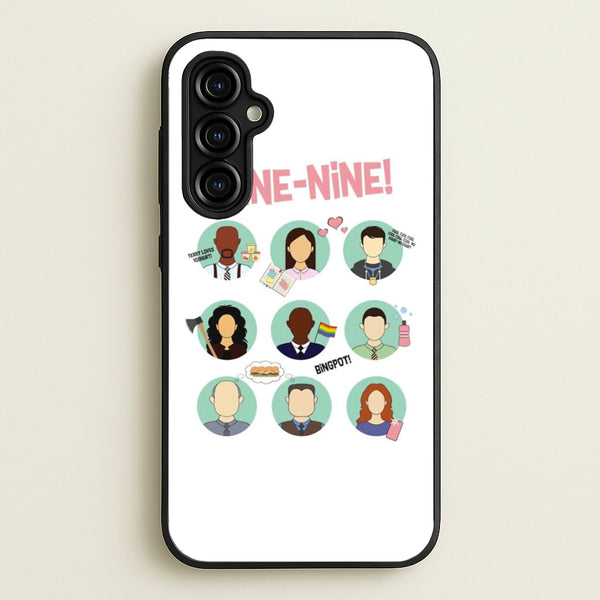 Nine Nine Characters - B99  - Brooklyn Nine-Nine Phone Case for Galaxy A54