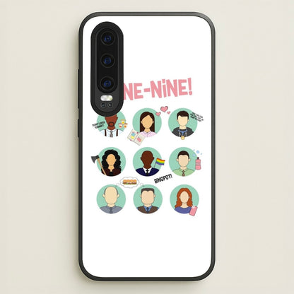 Nine Nine Characters - B99  - Brooklyn Nine-Nine Phone Case for Huawei P30
