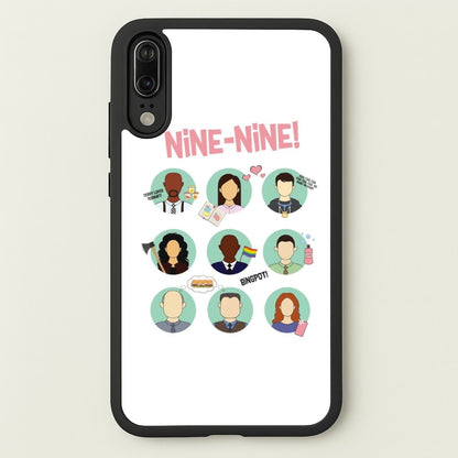 Nine Nine Characters - B99  - Brooklyn Nine-Nine Phone Case for Huawei P20