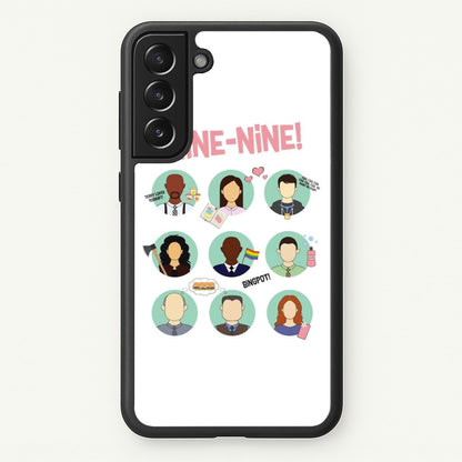 Nine Nine Characters - B99  - Brooklyn Nine-Nine Phone Case for Galaxy S21FE