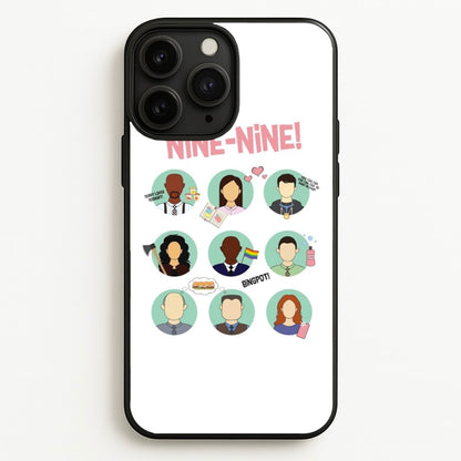 Nine Nine Characters - B99  - Brooklyn Nine-Nine Phone Case for iPhone 11 Pro