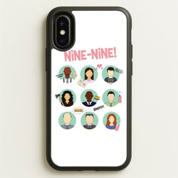 Nine Nine Characters - B99  - Brooklyn Nine-Nine Phone Case for iPhone X / XS