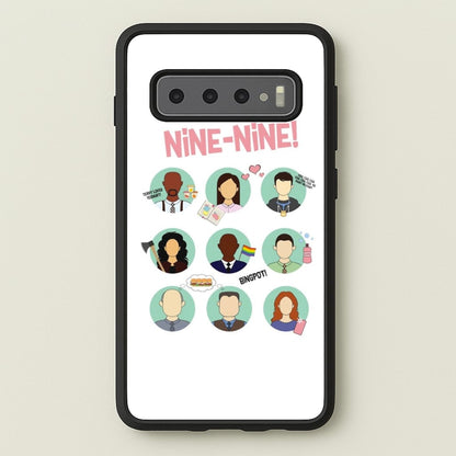 Nine Nine Characters - B99  - Brooklyn Nine-Nine Phone Case for Galaxy S10