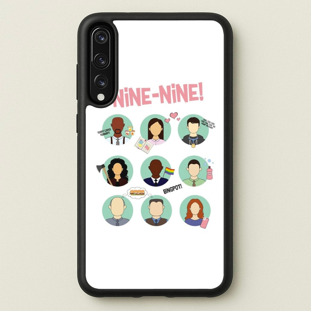 Nine Nine Characters - B99  - Brooklyn Nine-Nine Phone Case for Huawei P20 Pro