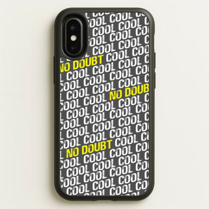 Cool Cool Cool No Doubt Pattern - B99  - Brooklyn Nine-Nine Phone Case for iPhone X / XS