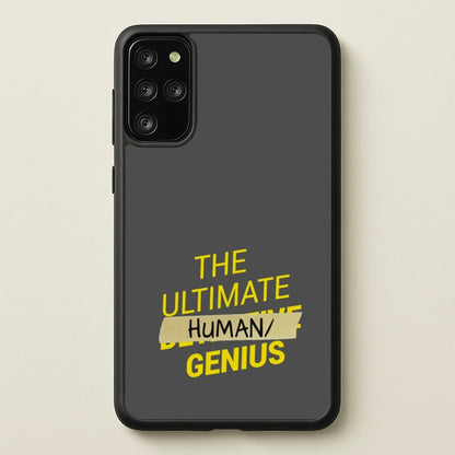The Ultimate Human Genius - B99  - Brooklyn Nine-Nine Phone Case for Galaxy S20 Plus