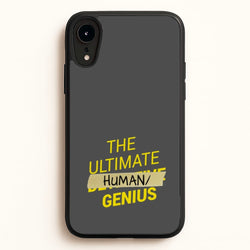 The Ultimate Human Genius - B99  - Brooklyn Nine-Nine Phone Case for iPhone XR