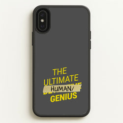 The Ultimate Human Genius - B99  - Brooklyn Nine-Nine Phone Case for iPhone XS Max