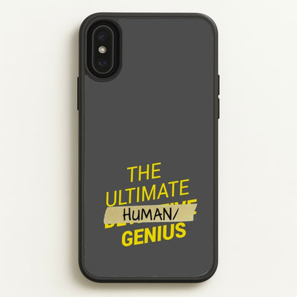 The Ultimate Human Genius - B99  - Brooklyn Nine-Nine Phone Case for iPhone XS Max