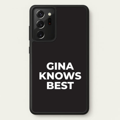 Gina Knows Best - B99  - Brooklyn nine nine Phone Case for Galaxy Note 20 Ultra