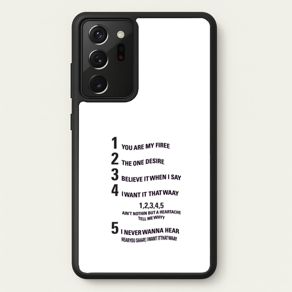 I Want It That Way - B99  - Brooklyn nine nine Phone Case for Galaxy Note 20 Ultra