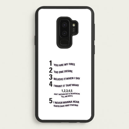 I Want It That Way - B99  - Brooklyn nine nine Phone Case for Galaxy S9 Plus