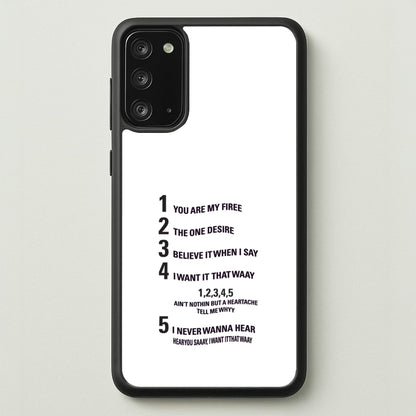 I Want It That Way - Brooklyn Nine-Nine  - Brooklyn nine nine Phone Case for Galaxy Note 20