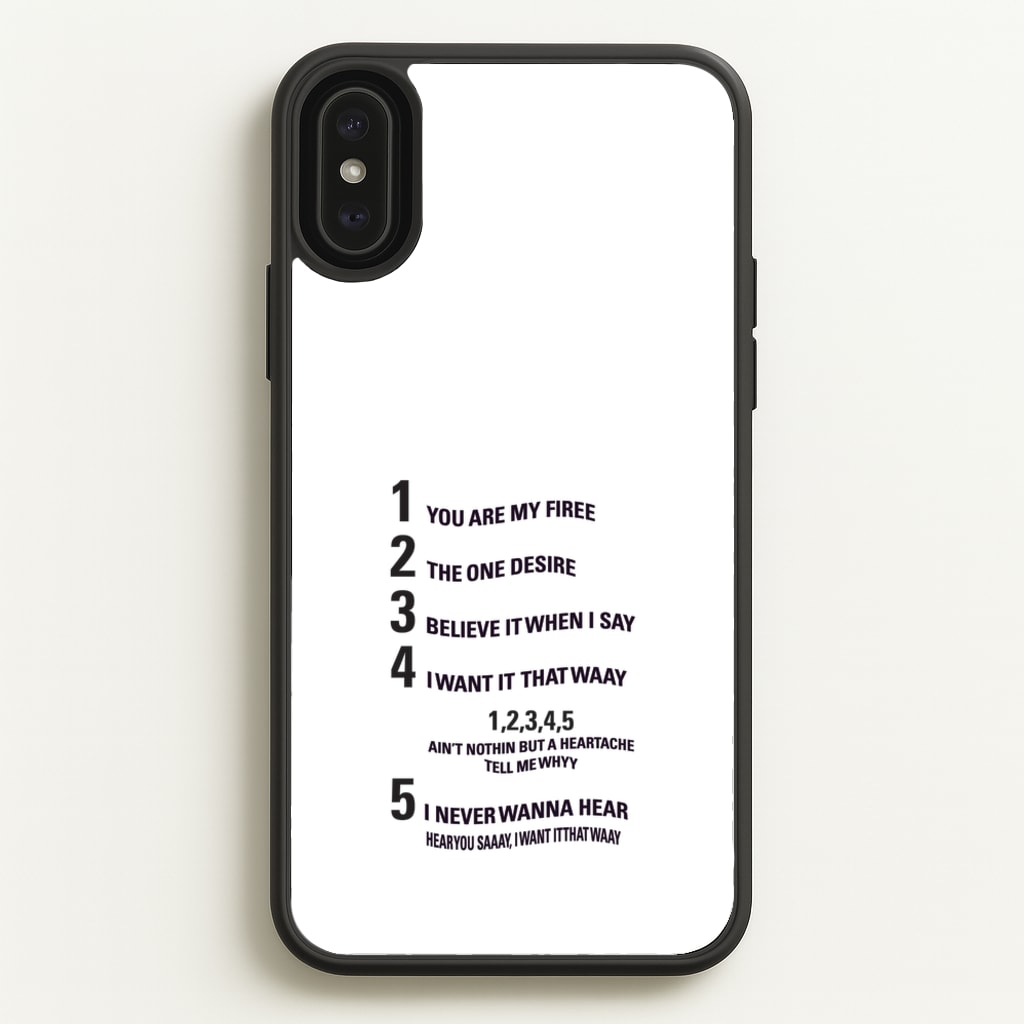I Want It That Way - Brooklyn Nine-Nine  - Brooklyn nine nine Phone Case for iPhone XS Max